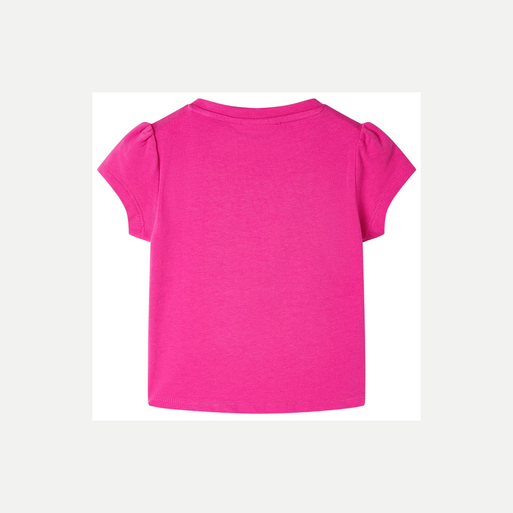 Kids T-Shirt Cotton Dark Pink 116 Children's Top Kids Clothing Kids Wear 116