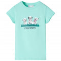 Kids T-Shirt Cotton Light Mint 140 Children's Top Kids Clothing Kids Variant 3