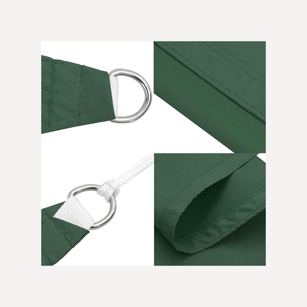 Sunshade Sail Oxford Fabric Dark Green Water Resistant UV Resistant Variant 2