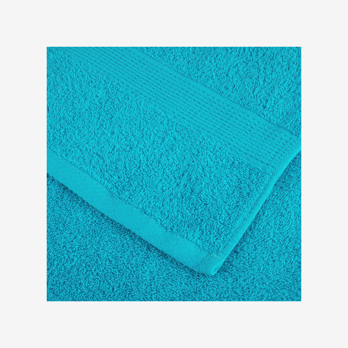 Towel Cotton Turquoise 150 x 100 cm Bathroom Bath Linen Home Towels Variant 2