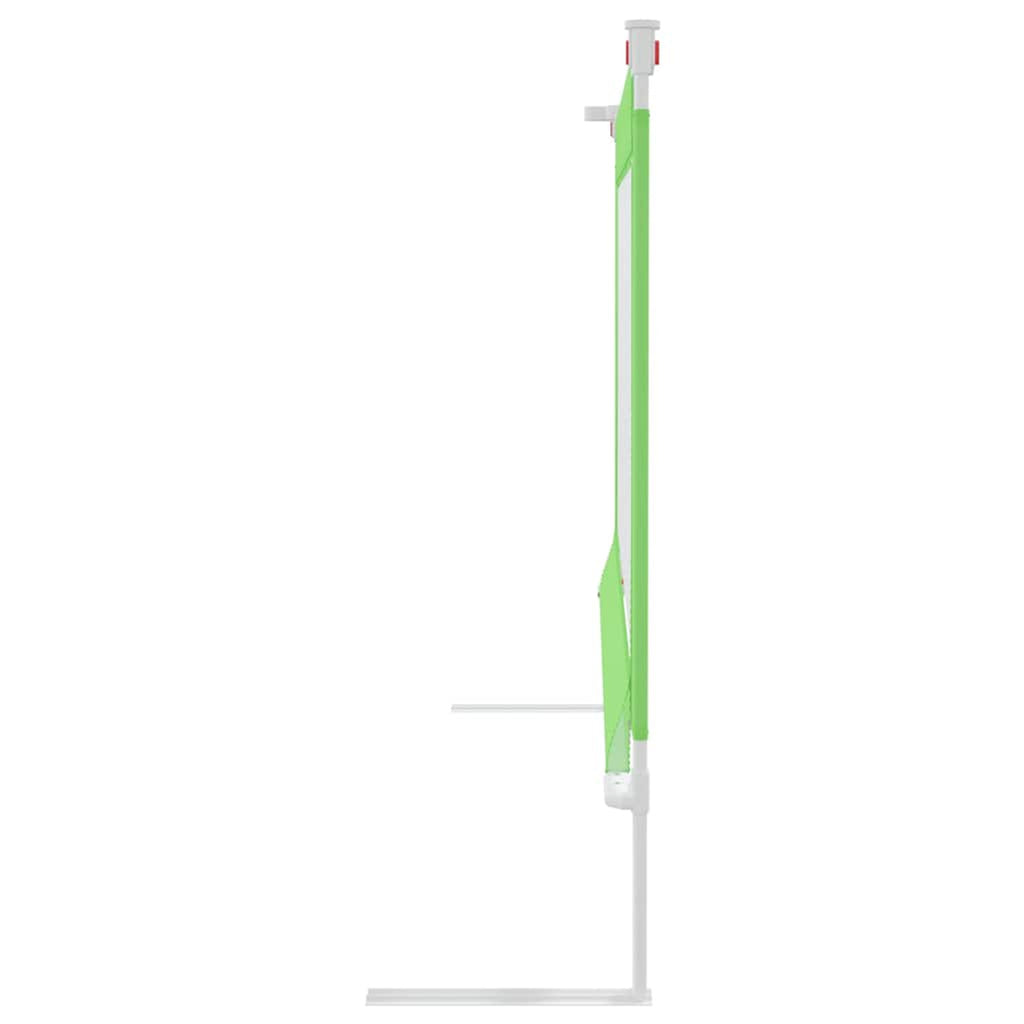 Toddler Safety Bed Rail Fabric (100% Polyester) Green 140 x 25 x 95 cm