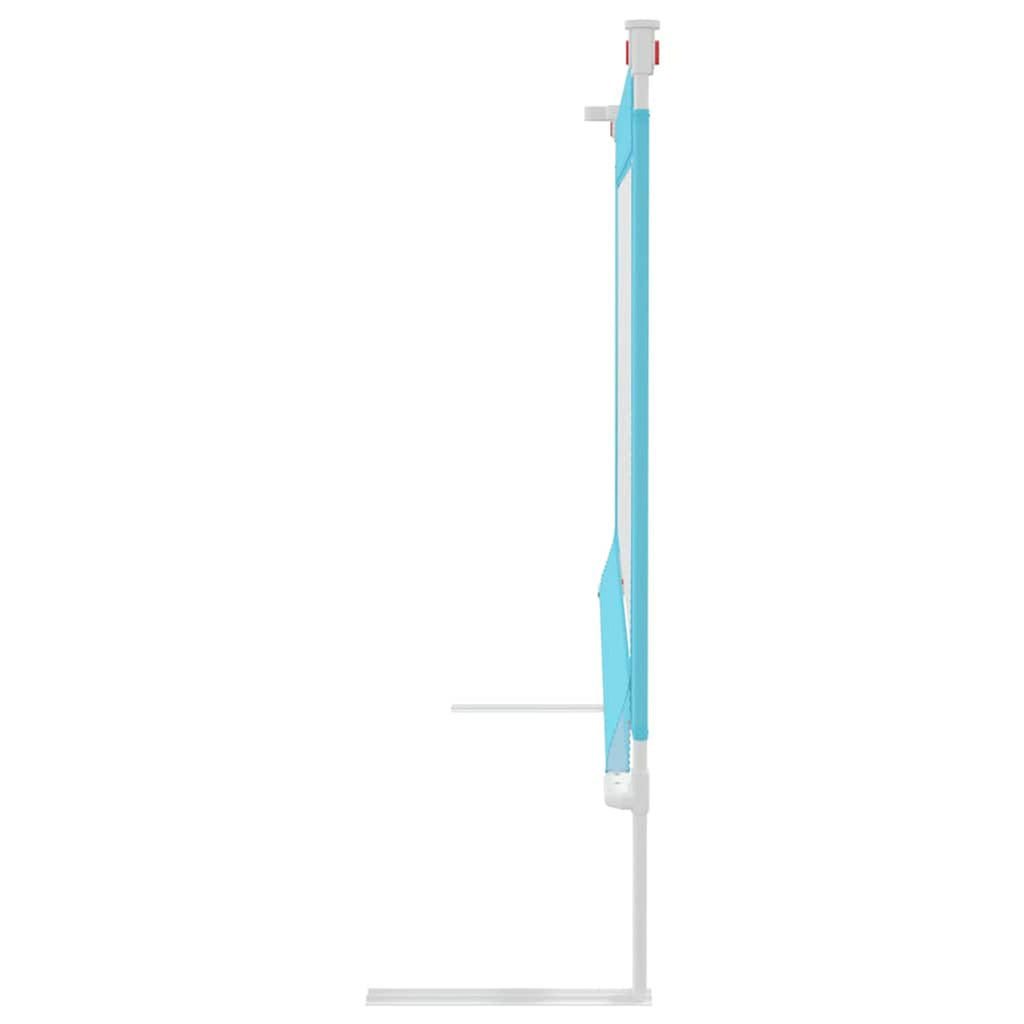Toddler Safety Bed Rail Fabric (100% Polyester) Blue 190 x 25 x 95 cm Bedguard