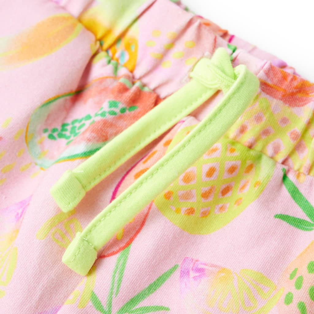 Shorts Cotton Soft Pink 104 Kids' Bottoms Kids' Bottom Kids'Shorts Drawstring