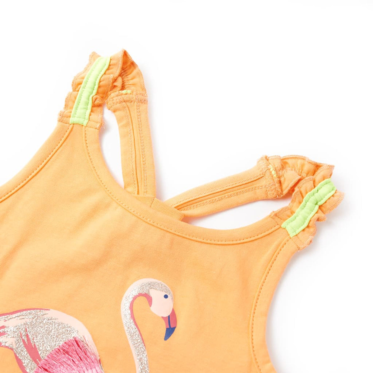 Kids'Tank Top Bright Cotton Bright Orange 104 Kids Clothing Children's Wear