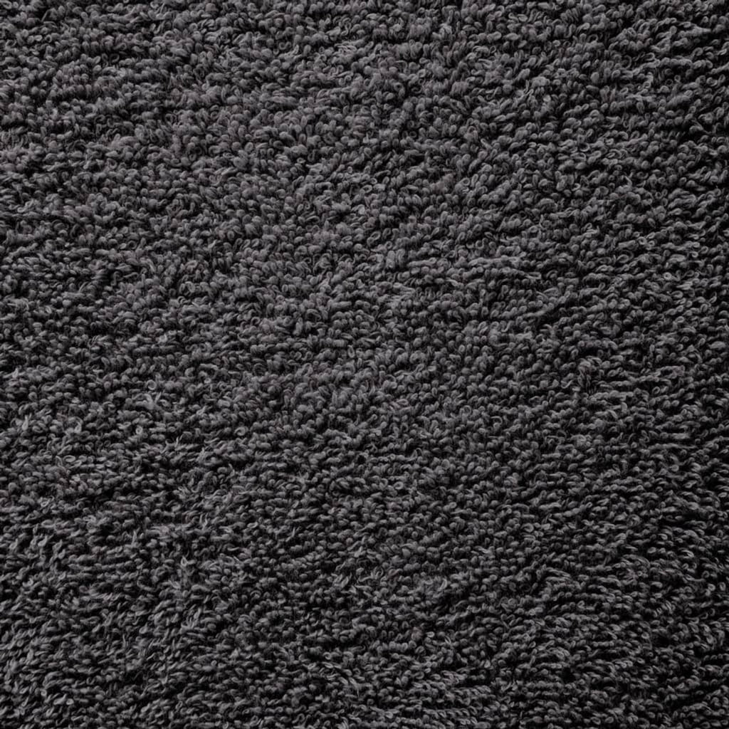 Towel Cotton Anthracite 140 x 70 cm Bathroom Bath Linen Home Towels Variant 2