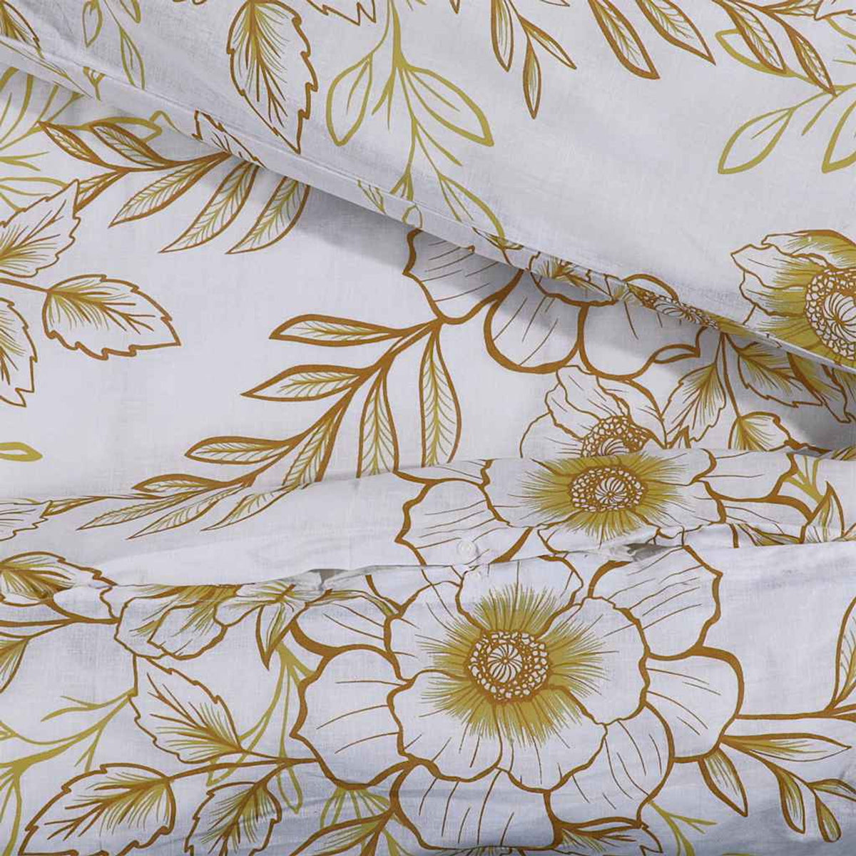 Duvet Cover Cotton White 240 x 220 cm Bedding Bed Linen Bedroom Variant 2