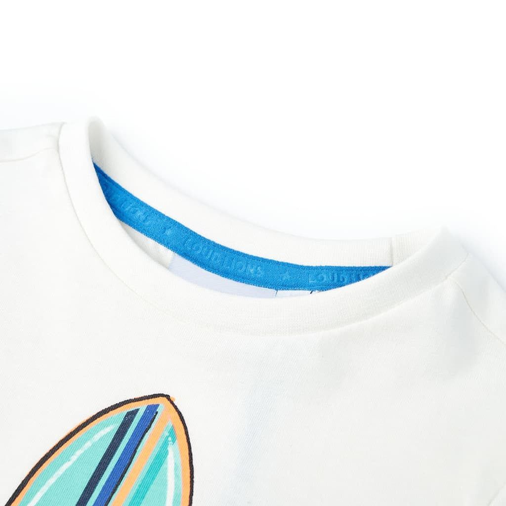 Kids T-Shirt Cotton Ecru 116 Children's Top Kids Clothing Kids Wear Variant 8