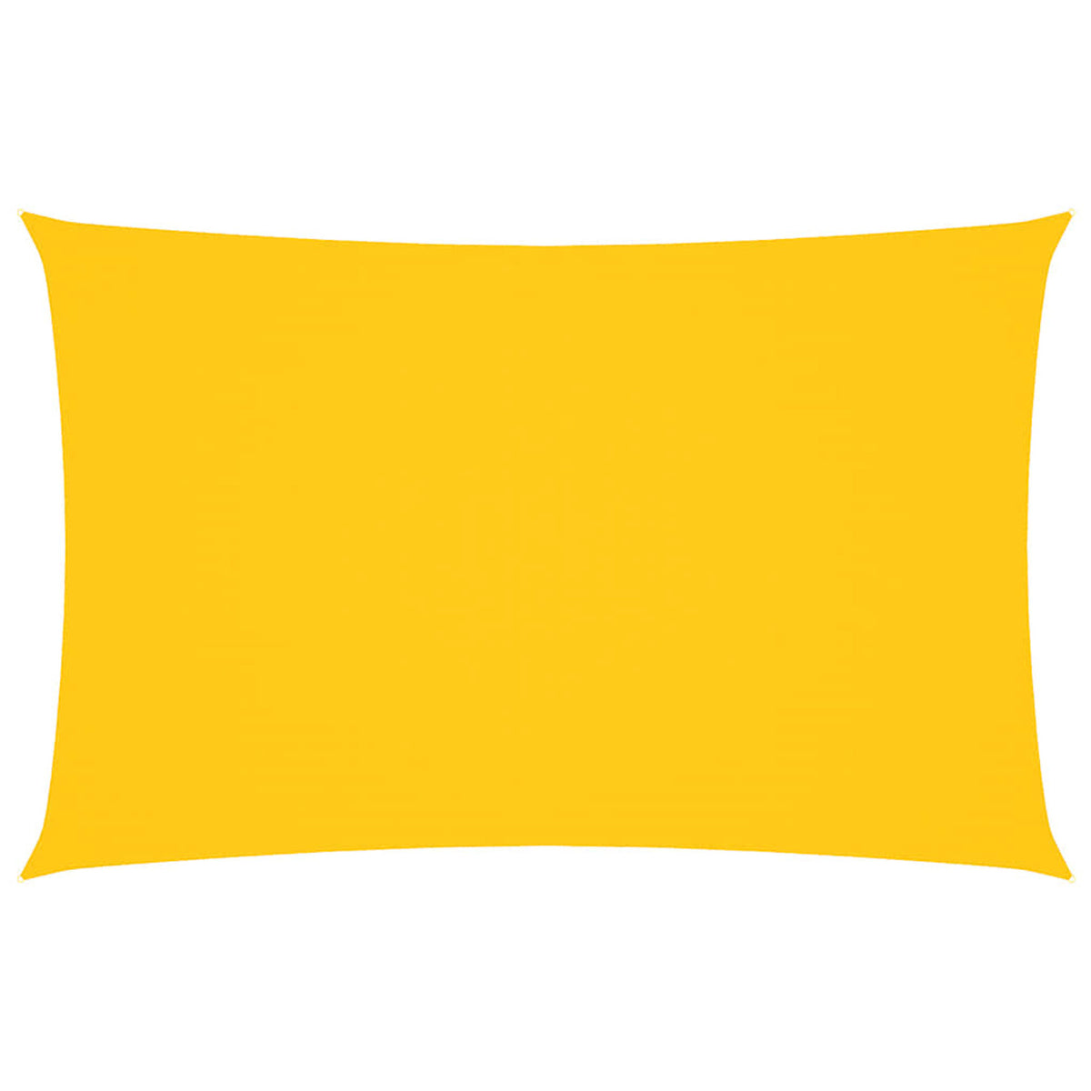 Sunshade Sail Oxford Fabric Yellow Water Resistant UV Resistant 500 x 800 cm