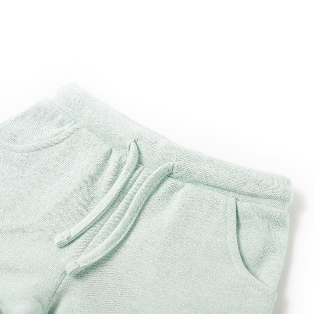 Shorts Cotton Mixed Light Mint 140 Kids' Bottoms Kids' Bottom Kids'Shorts 140
