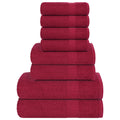 Towel Cotton Bordeaux 30 x 50 cm Bathroom Bath Linen Home Bath Towels &