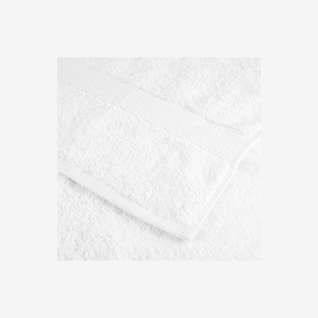 Towel Cotton White 100 x 50 cm Bathroom Bath Linen Home Towels 2 pcs Variant 2