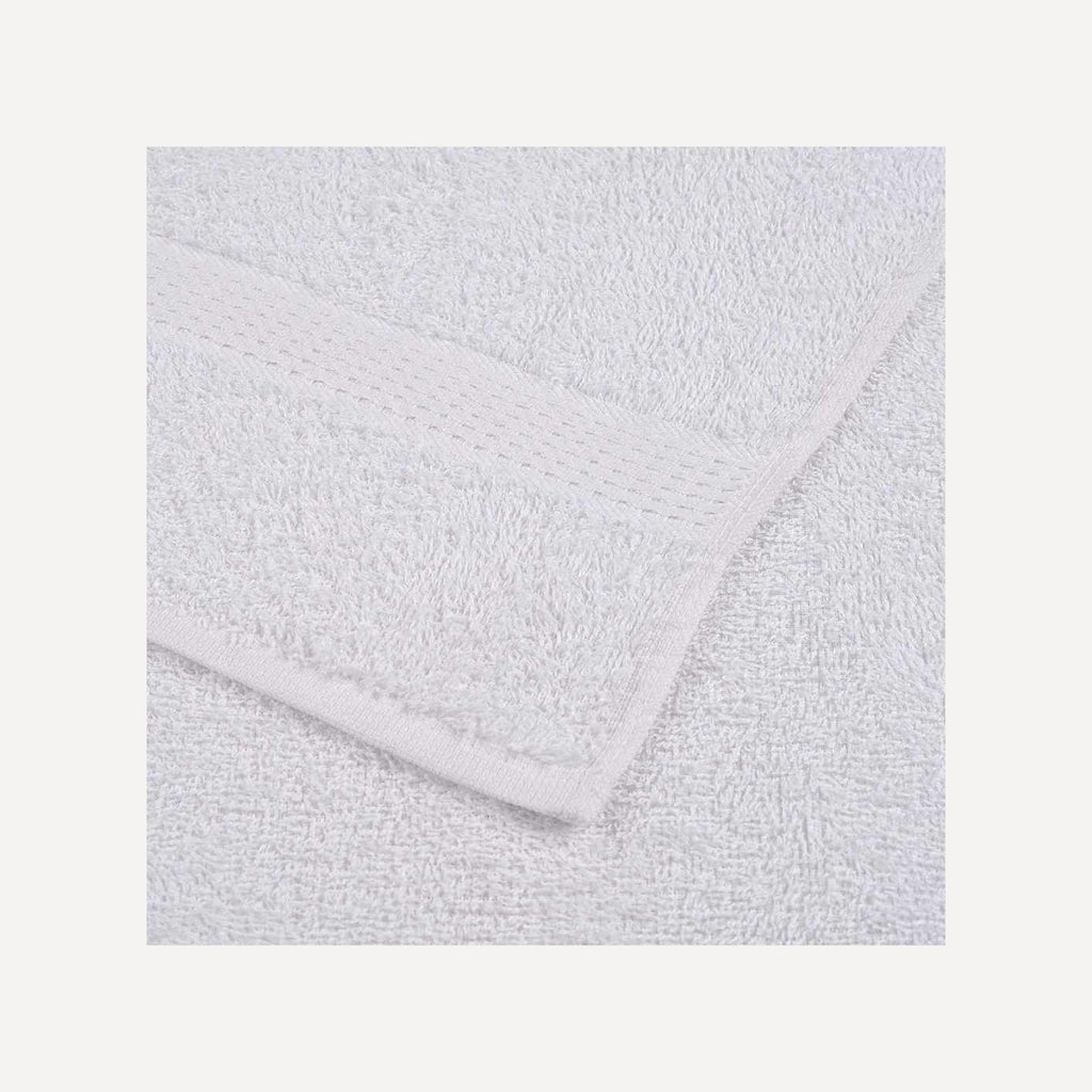 Towel Cotton White 50 x 30 cm Bathroom Bath Linen Home Towels 10 pcs Guest