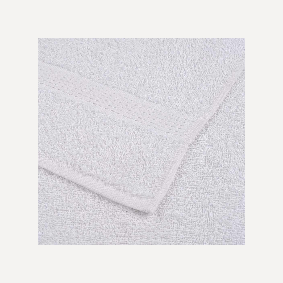 Towel Cotton White 50 x 30 cm Bathroom Bath Linen Home Towels 10 pcs Guest