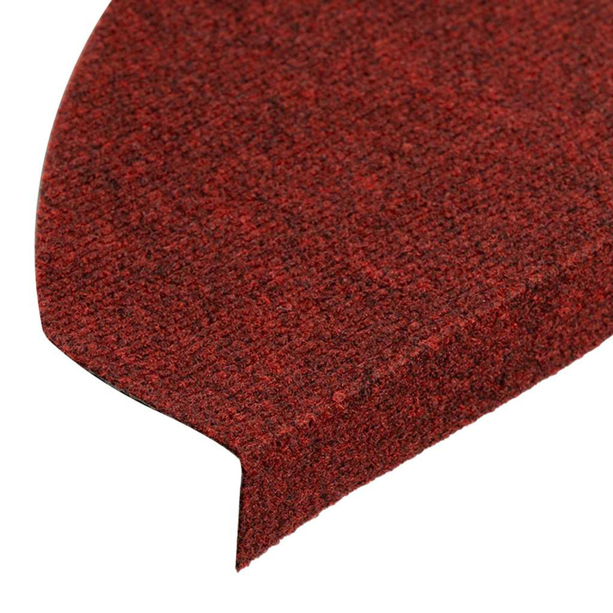 Stair Mats Self-Adhesive Needle Felt Fabric (95%Pes Red 65 x 22.5 x 3.5 cm