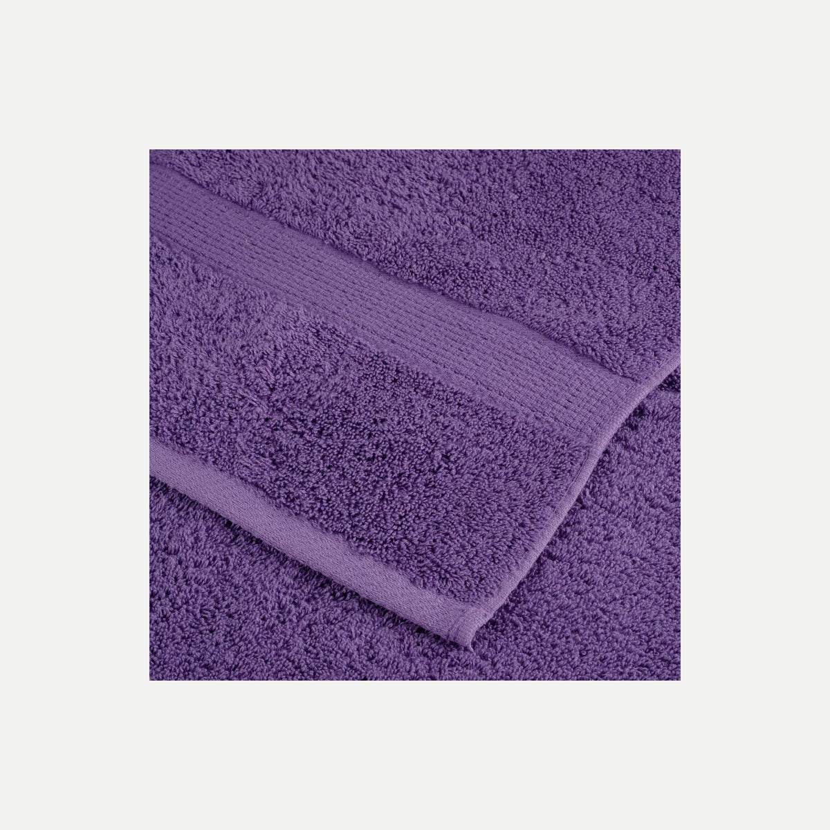 Towel Cotton Purple 50 x 30 cm Bathroom Bath Linen Home Towels 2 pcs Variant 2