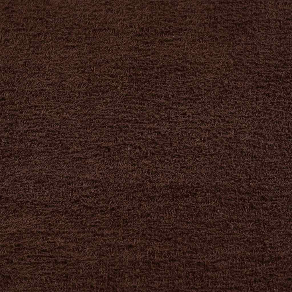 Towel Cotton Brown 50 x 30 cm Bathroom Bath Linen Home Towels 4 pcs Guest