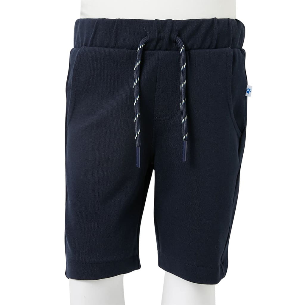 Shorts Cotton Navy 92 Kids' Bottoms Kids' Bottom Kids'Shorts Drawstring 92