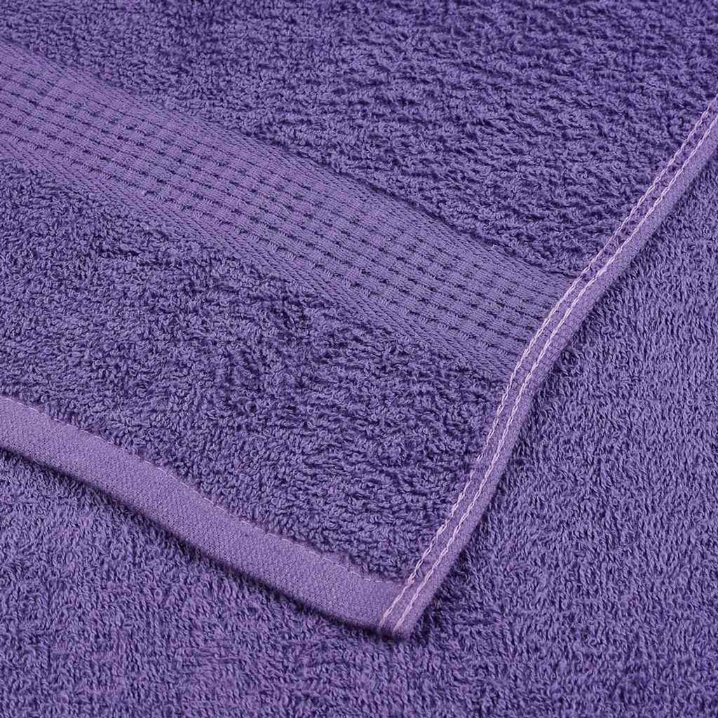 Towel Cotton Purple 200 x 100 cm Bathroom Bath Linen Home Towels 2 pcs FROGN