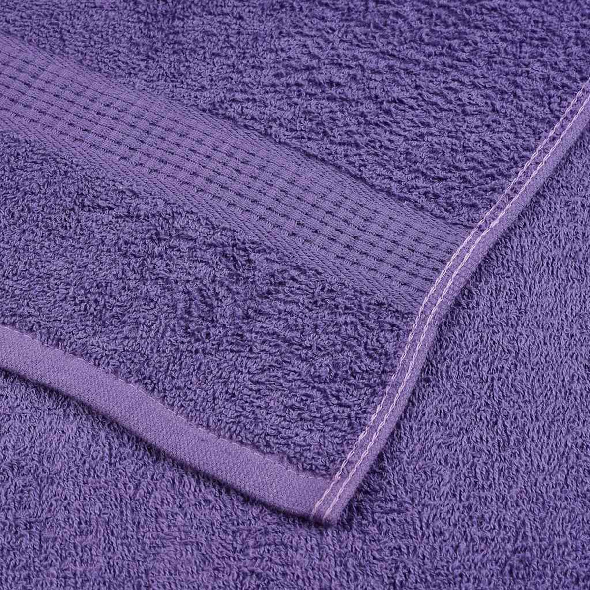 Towel Cotton Purple 200 x 100 cm Bathroom Bath Linen Home Towels 2 pcs FROGN