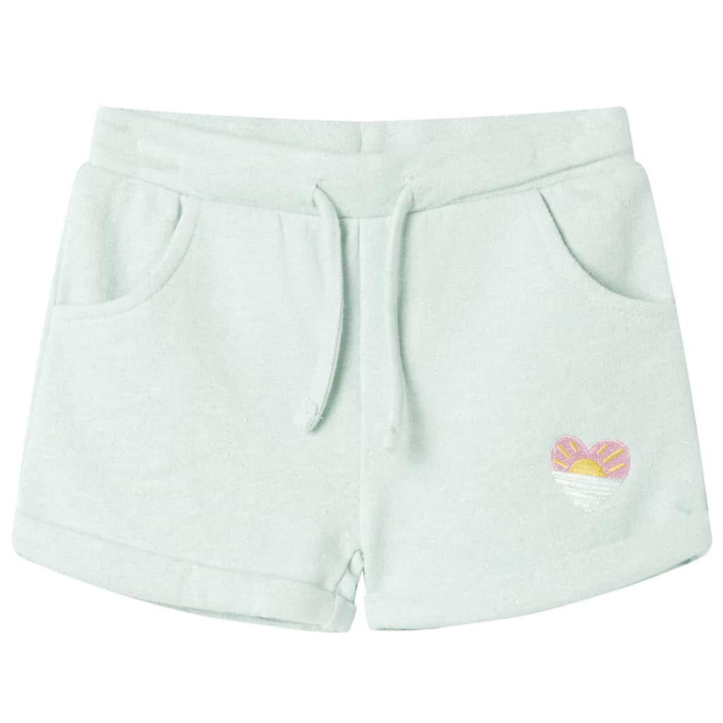 Shorts Cotton Mixed Light Mint 116 Kids' Bottoms Kids' Bottom Kids'Shorts 116