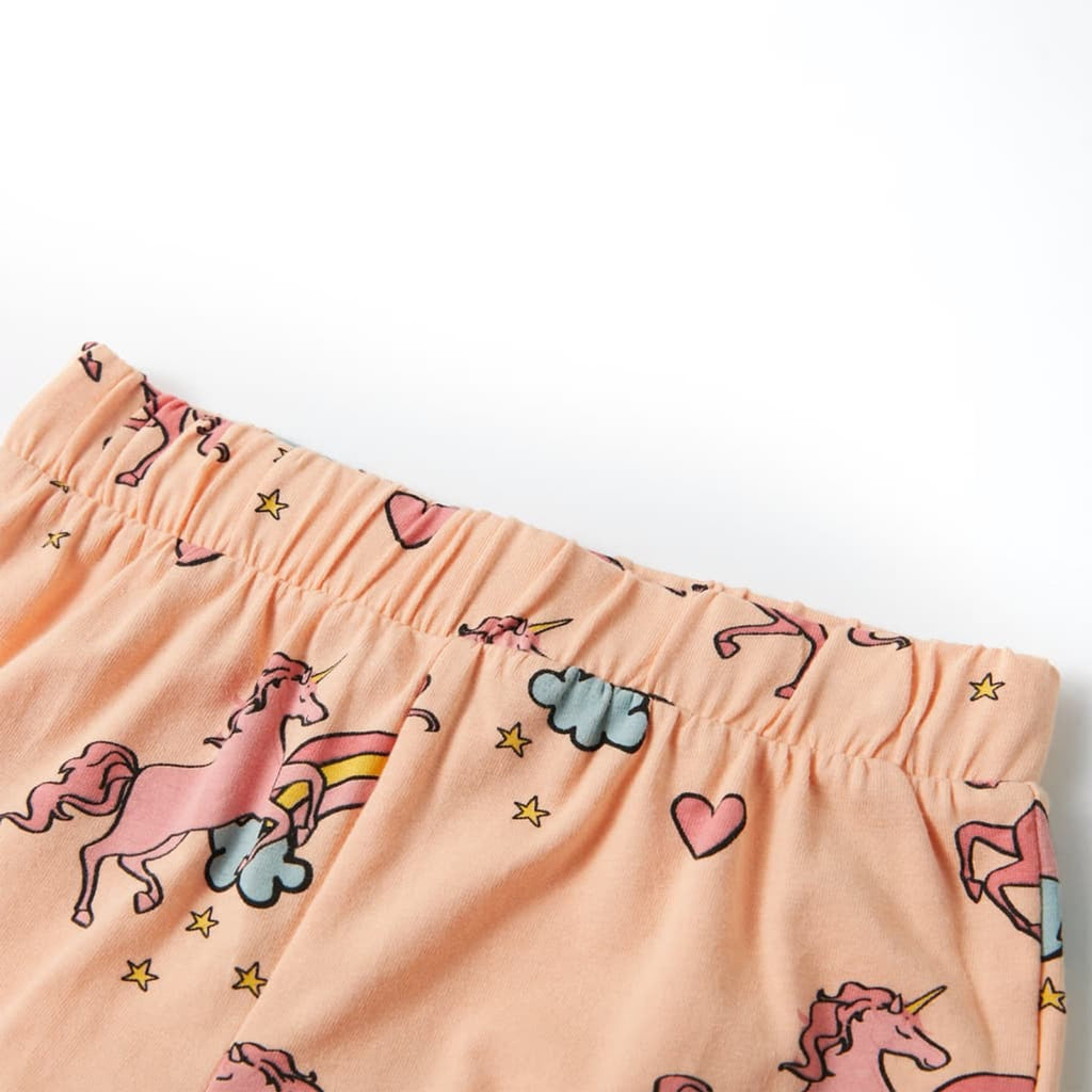 Kids' Sleepwear Cotton Light Orange 128 Kids'Pyjamas Short 128 (suitable for