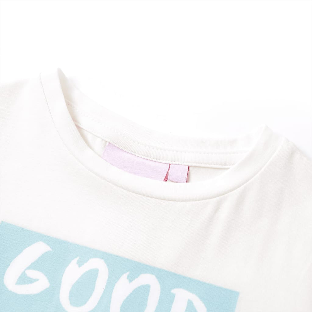 Kids T-Shirt Cotton Ecru 140 Children's Top Kids Clothing Kids Wear Variant 3