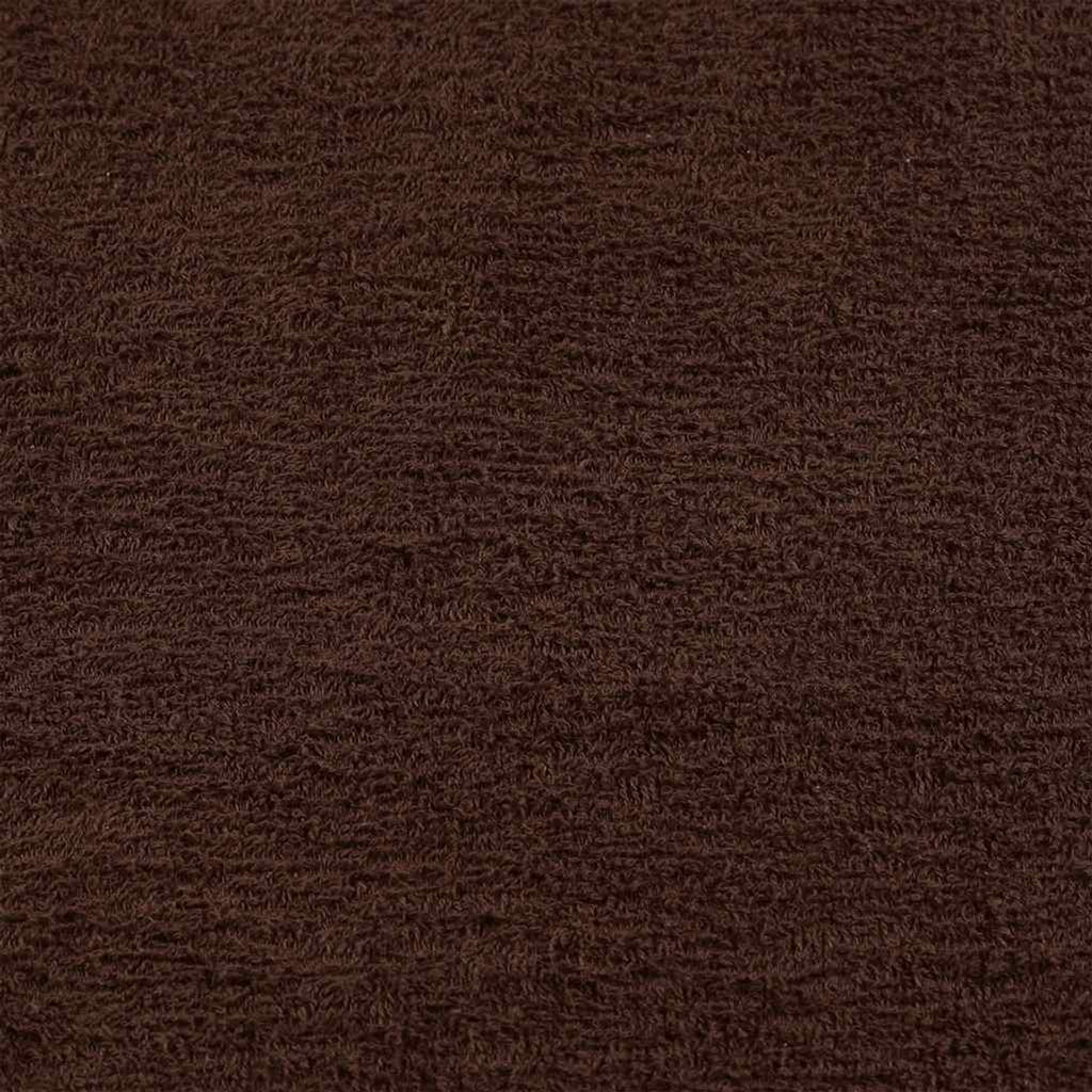 Towel Cotton Brown 30 x 50 cm Bathroom Bath Linen Home Bath Towels & Flannels