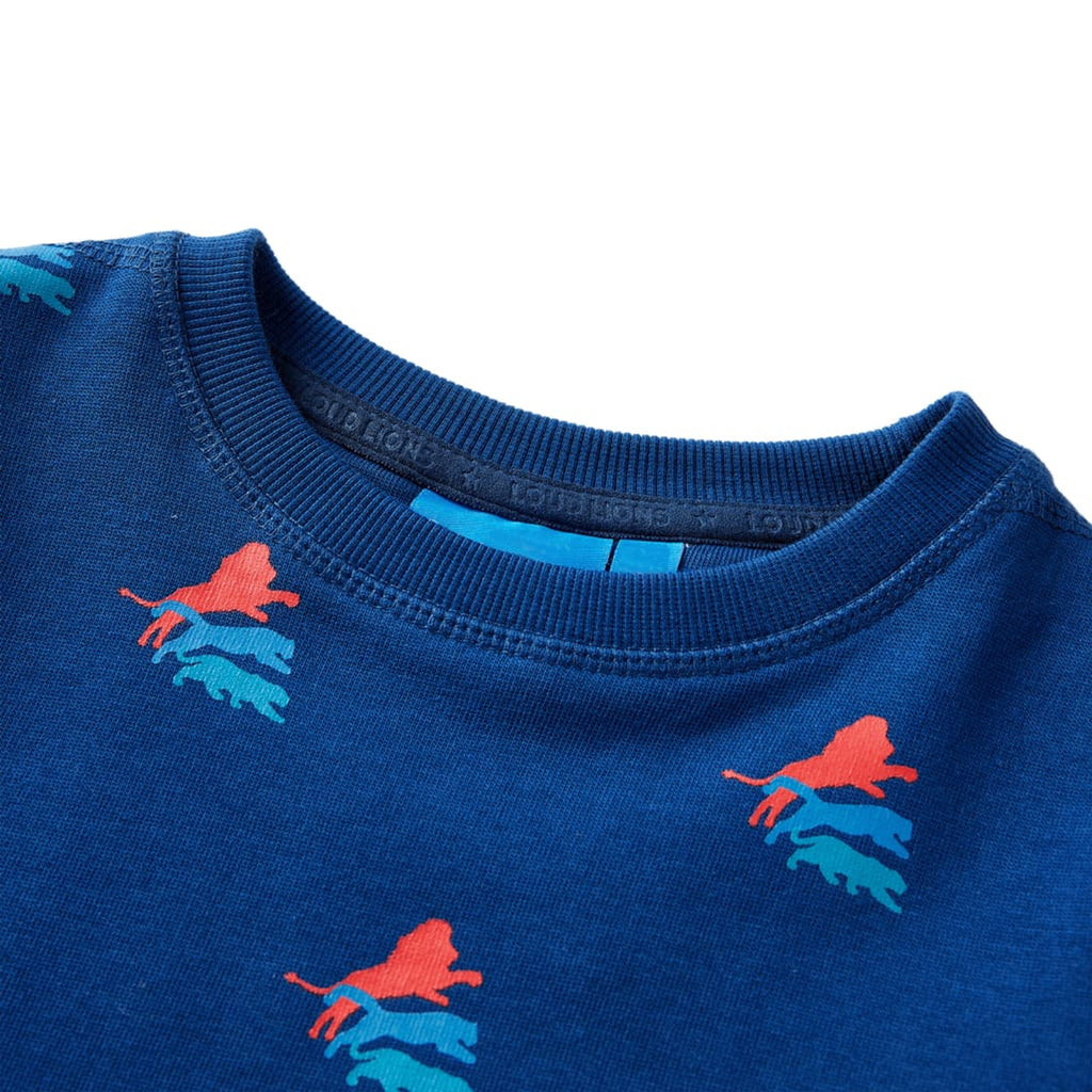 Sweatshirt Cotton Dark Blue 116 Kids Clothing Children's Top Kids Wear 116