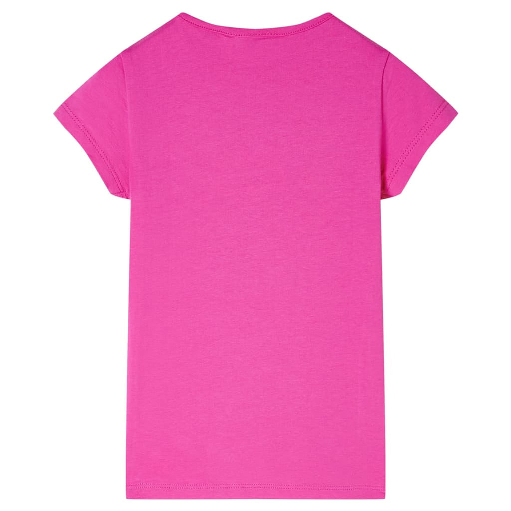Kids T-Shirt Cotton Dark Pink 104 Children's Top Kids Clothing Kids Wear 104