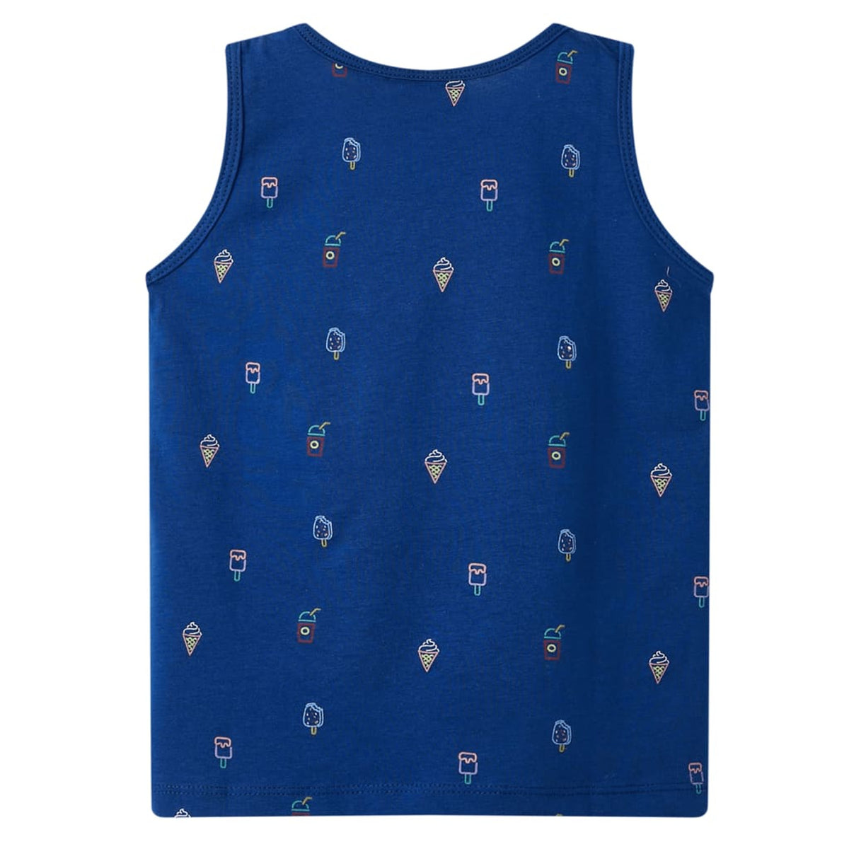 Kids'Tank Top Dark Cotton Dark Blue 128 Kids Clothing Children's Wear Kids'