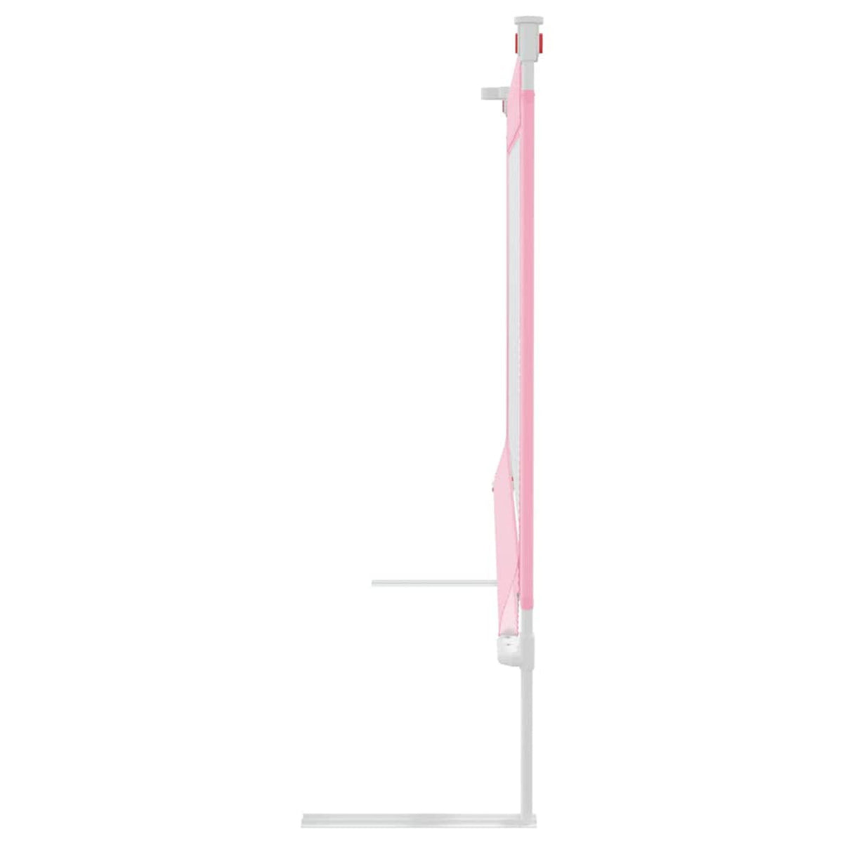 Toddler Safety Bed Rail Fabric (100% Polyester) Pink 120 x 25 x 95 cm Bedguard