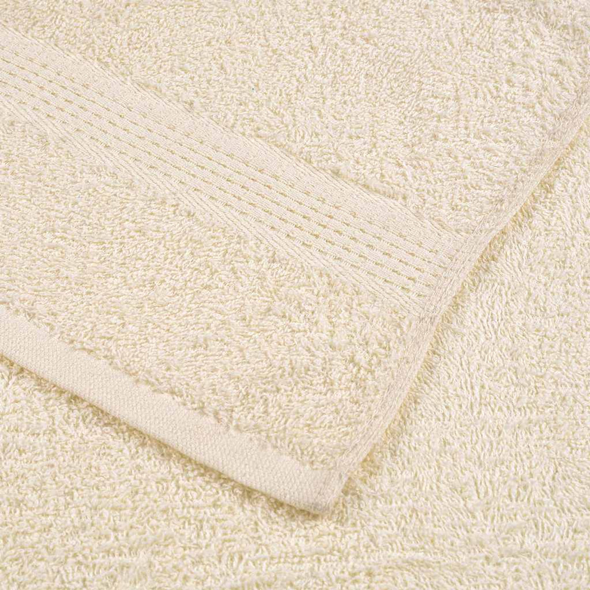 Towel Cotton Cream 15 x 21 cm Bathroom Bath Linen Home Bath Towels & Flannels