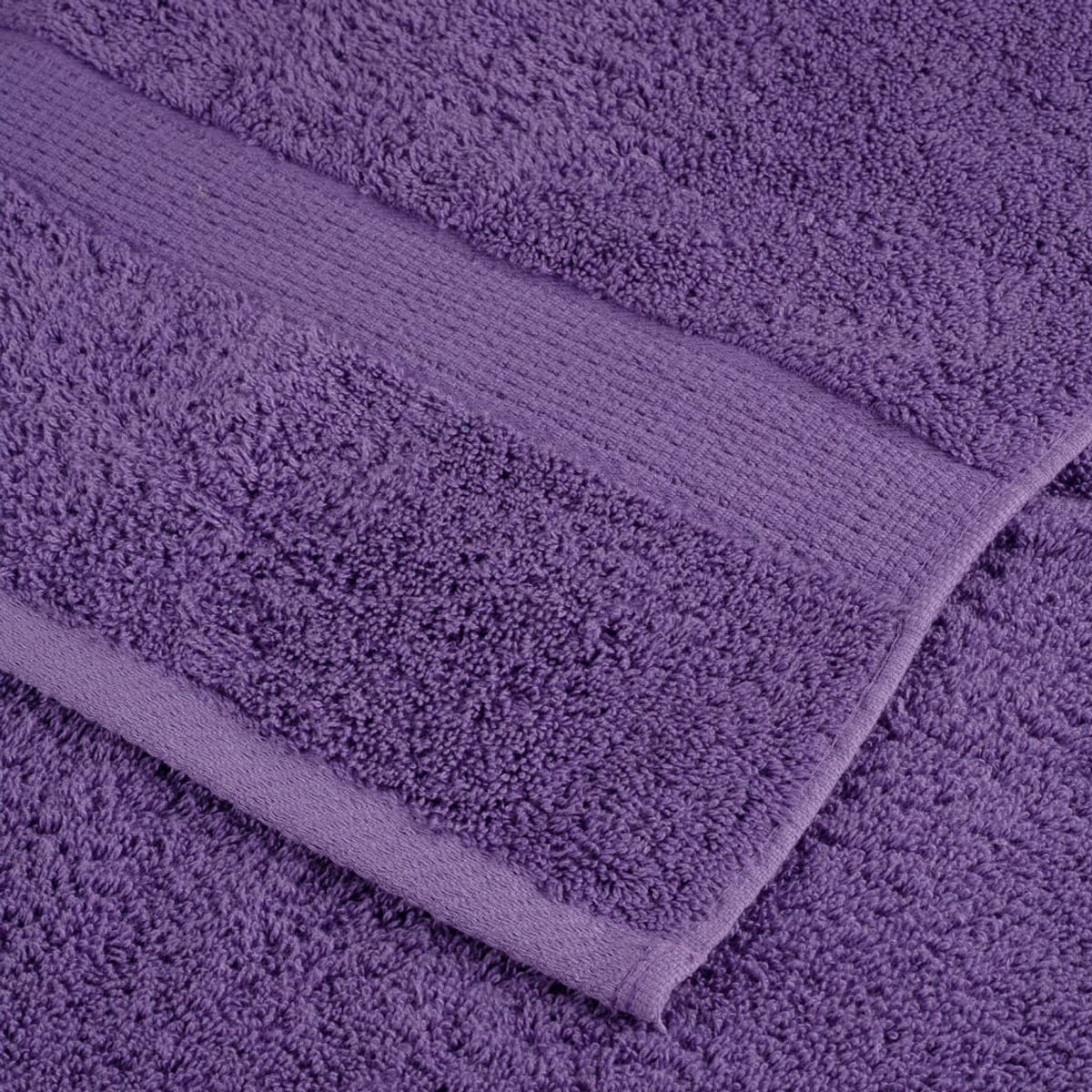 Towel Cotton Purple 50 x 30 cm Bathroom Bath Linen Home Towels 2 pcs Variant 2