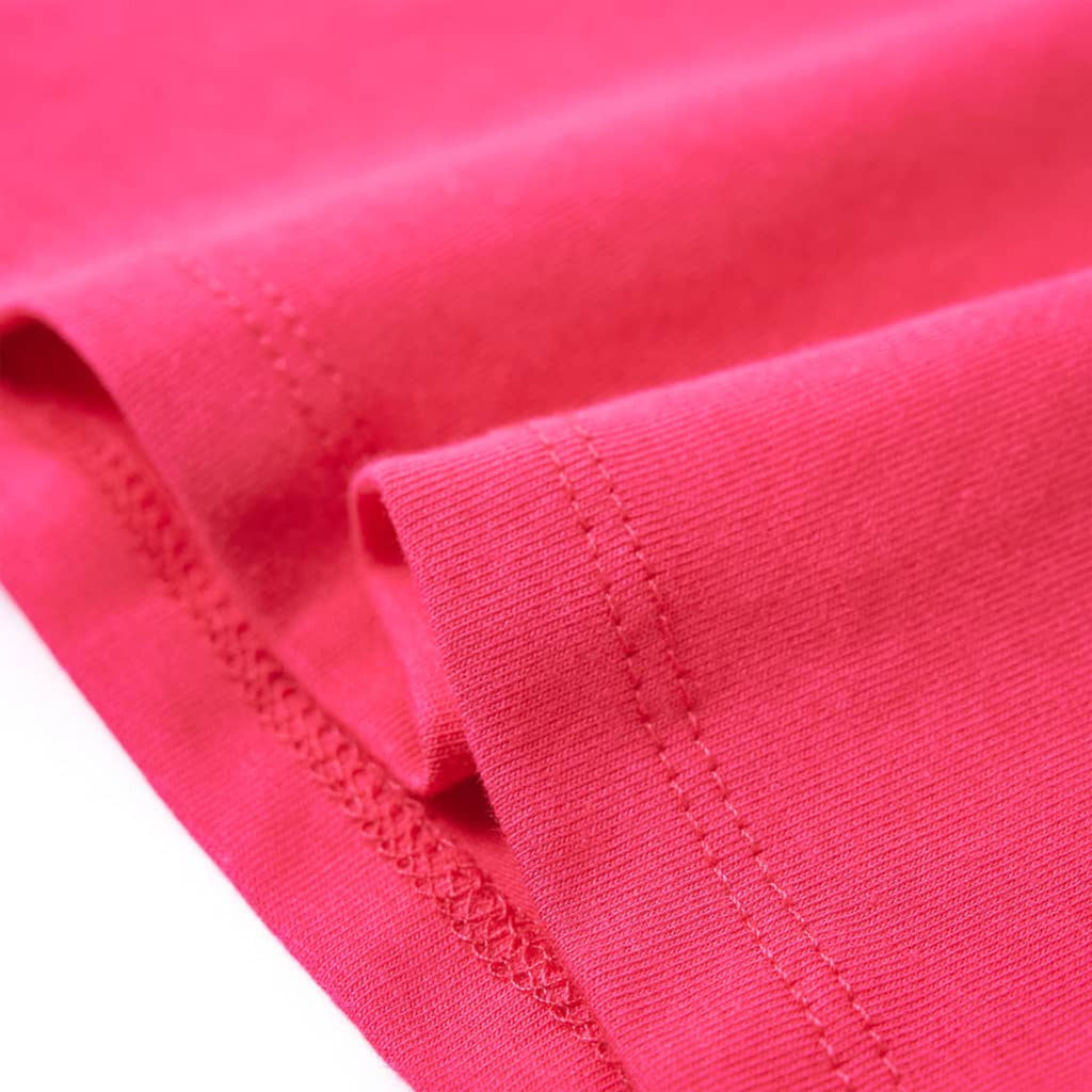 Kids T-Shirt Cotton Bright Pink 128 Children's Top Kids Clothing Variant 2