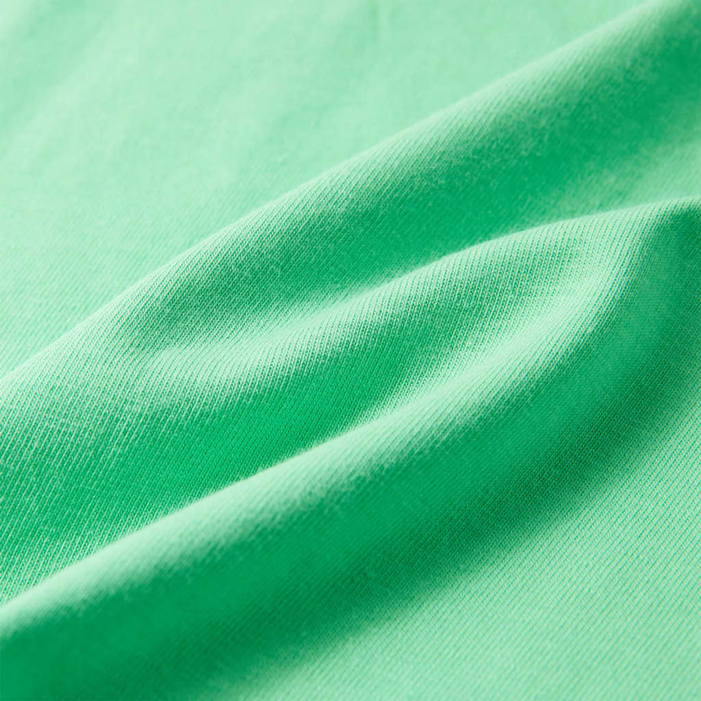 Kids T-Shirt Cotton Light Green 104 Children's Top Kids Clothing Kids Wear 104