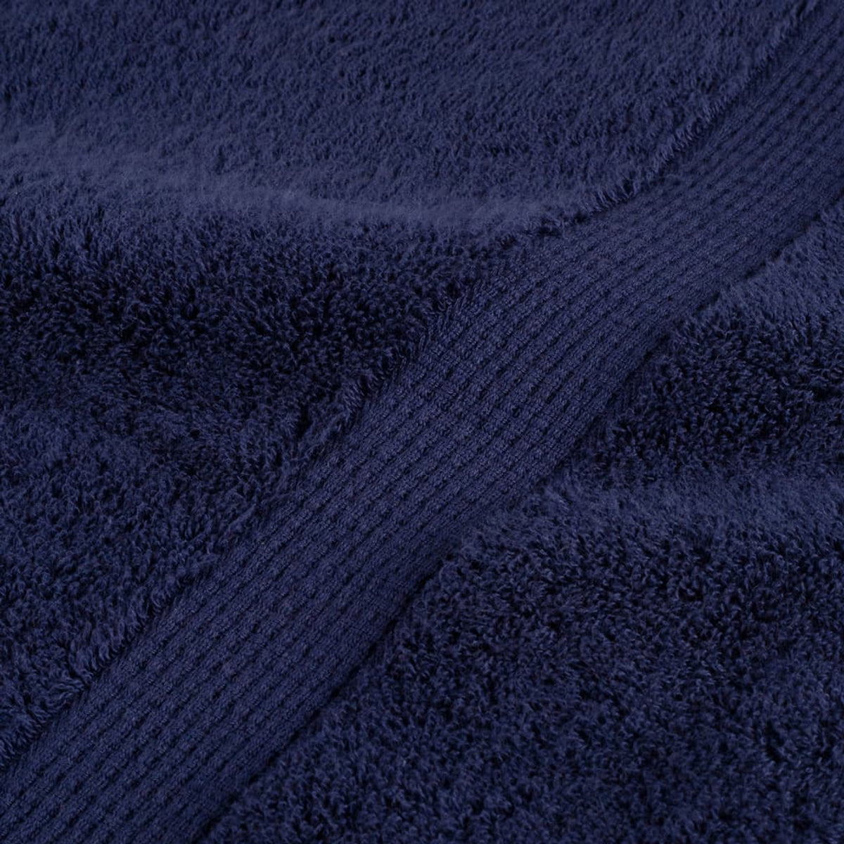 Towel Cotton Navy Blue 150 x 100 cm Bathroom Bath Linen Home Towels Variant 2