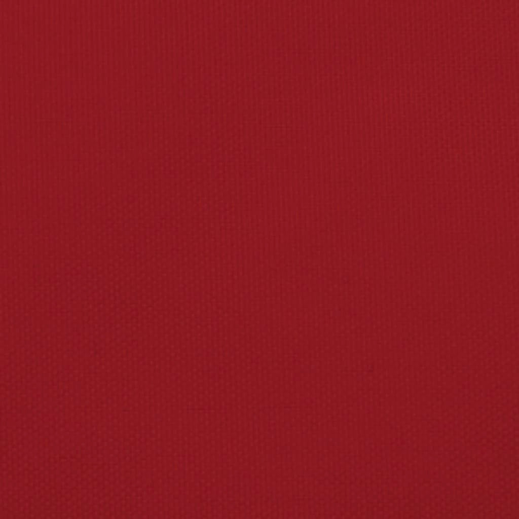 Sunshade Sail Oxford Fabric Red Water Resistant UV Resistant 200 x 250 cm