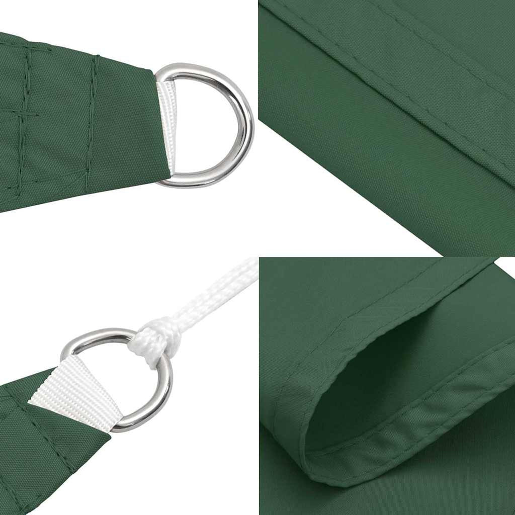 Sunshade Sail Oxford Fabric Dark Green Water Resistant UV Resistant Variant 15