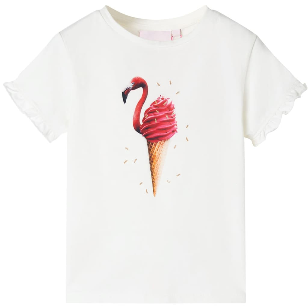 Kids T-Shirt Cotton Ecru 104 Children's Top Kids Clothing Kids Wear Variant 5