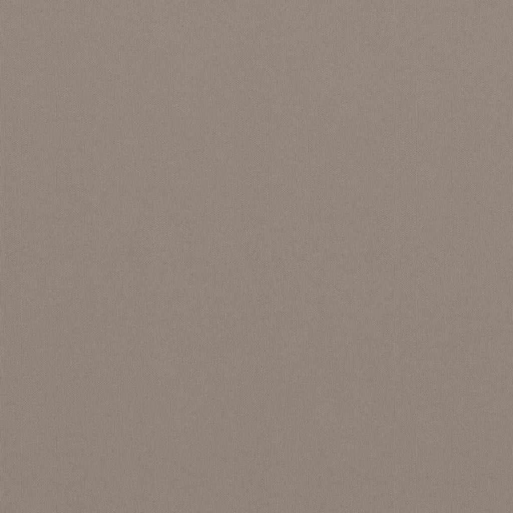Balcony Screen Oxford Fabric Taupe Waterproof UV Resistant 120 x 500 cm