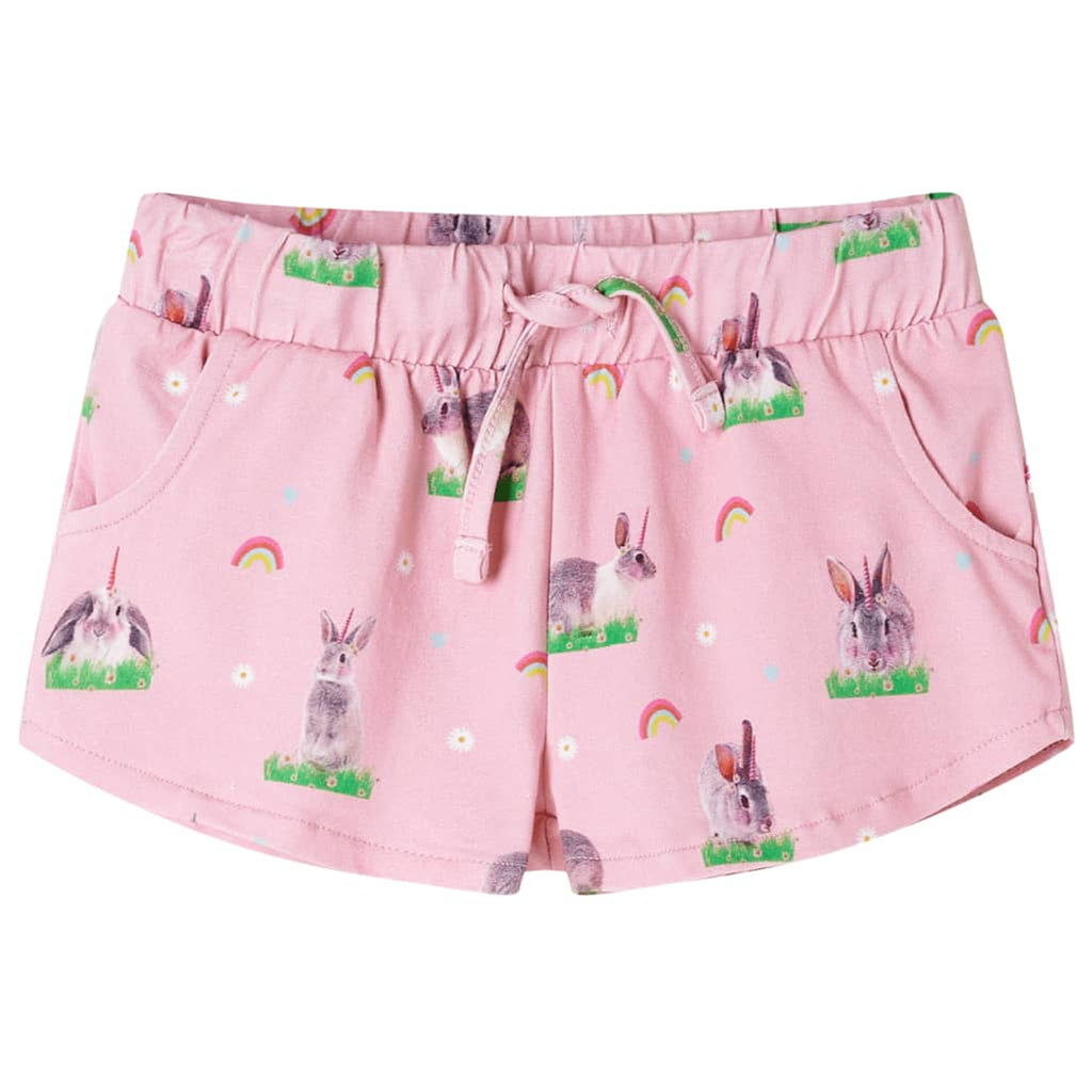 Shorts Cotton Light Pink 128 Kids' Bottoms Kids' Bottom Kids'Shorts Drawstring
