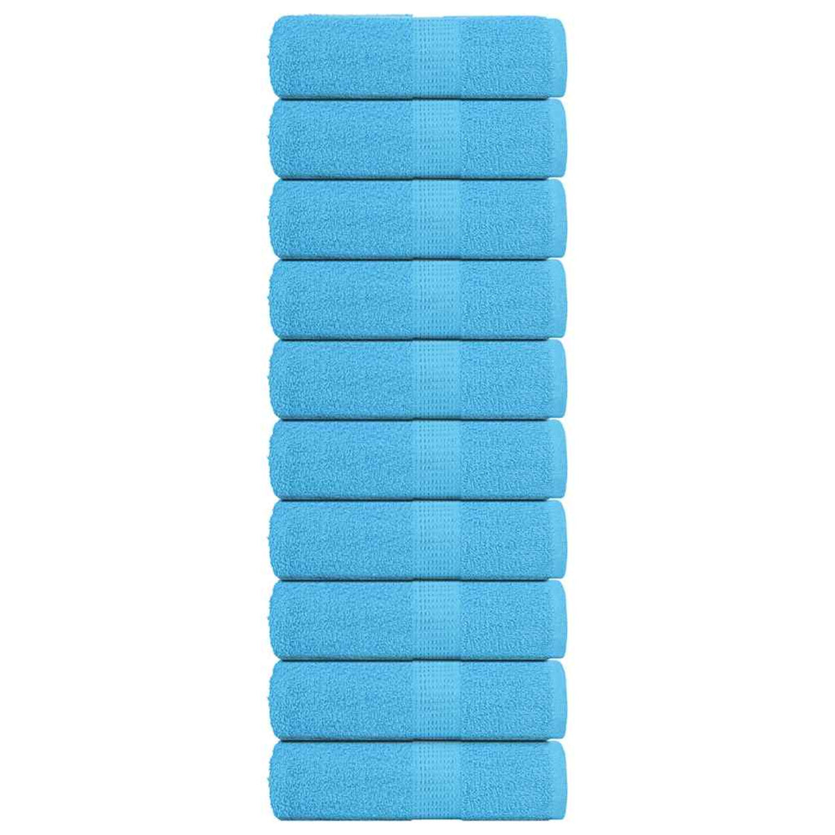 Towel Cotton Turquoise 30 x 30 cm Bathroom Bath Linen Home Towels 10 pcs Wash