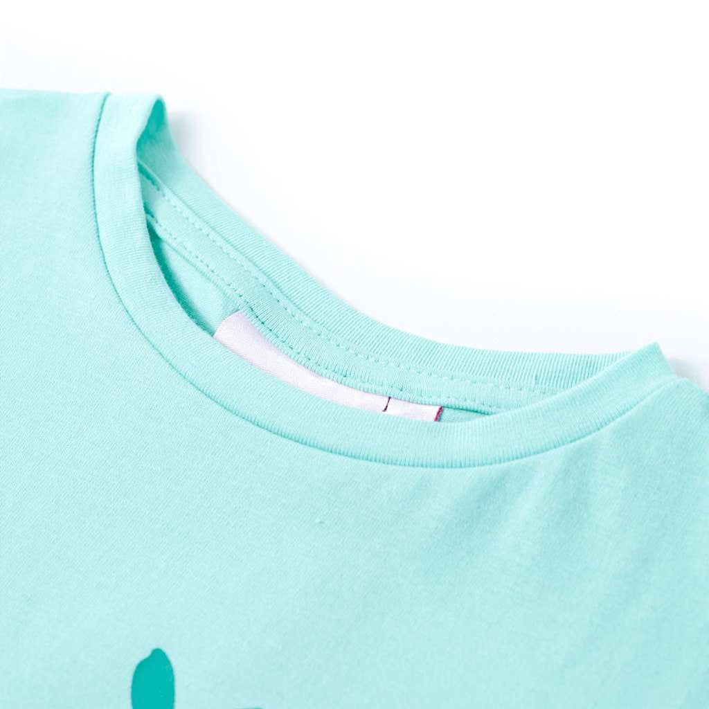 Kids T-Shirt Cotton Light Mint 128 Children's Top Kids Clothing Kids Variant 6