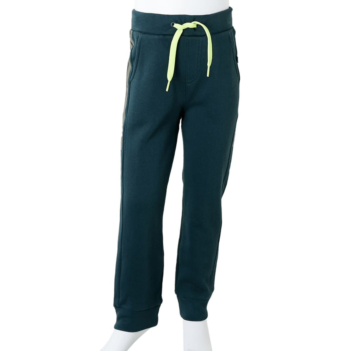 Kids' Bottoms Cotton Moss Green 128 Kids' Bottom Kids'Sweatpants Drawstring