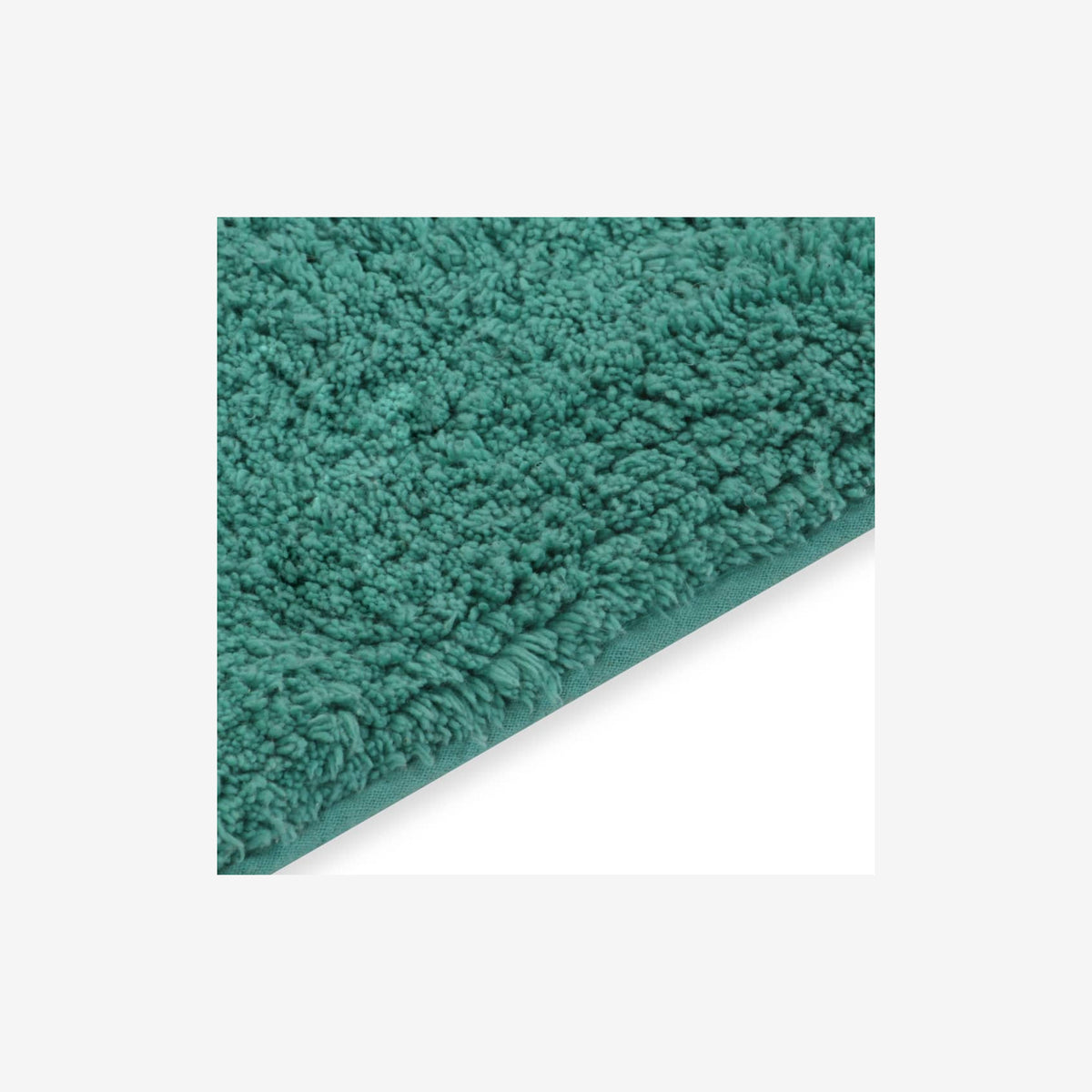 Bathroom Mat Turquoise Cotton 93 x 63 cm Floor Mat Home Non Slip Bath Mat