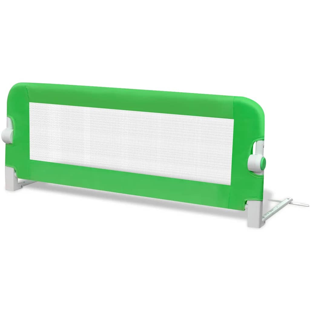 Toddler Safety Bed Rail Polyester Green 102 x 36.5 x 42 cm Child Bed Guard