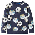 Sweatshirt Cotton Navy 128 Kids Clothing Children's Top Kids Wear Kids' Tops
