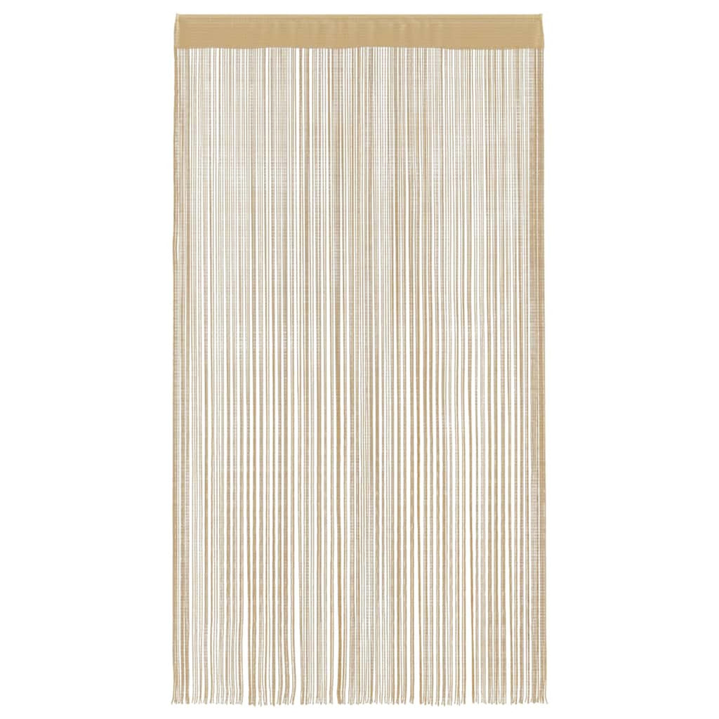 Curtain Fabric Beige 100 x 250 cm Window Dressing Home Furnishings Curtains