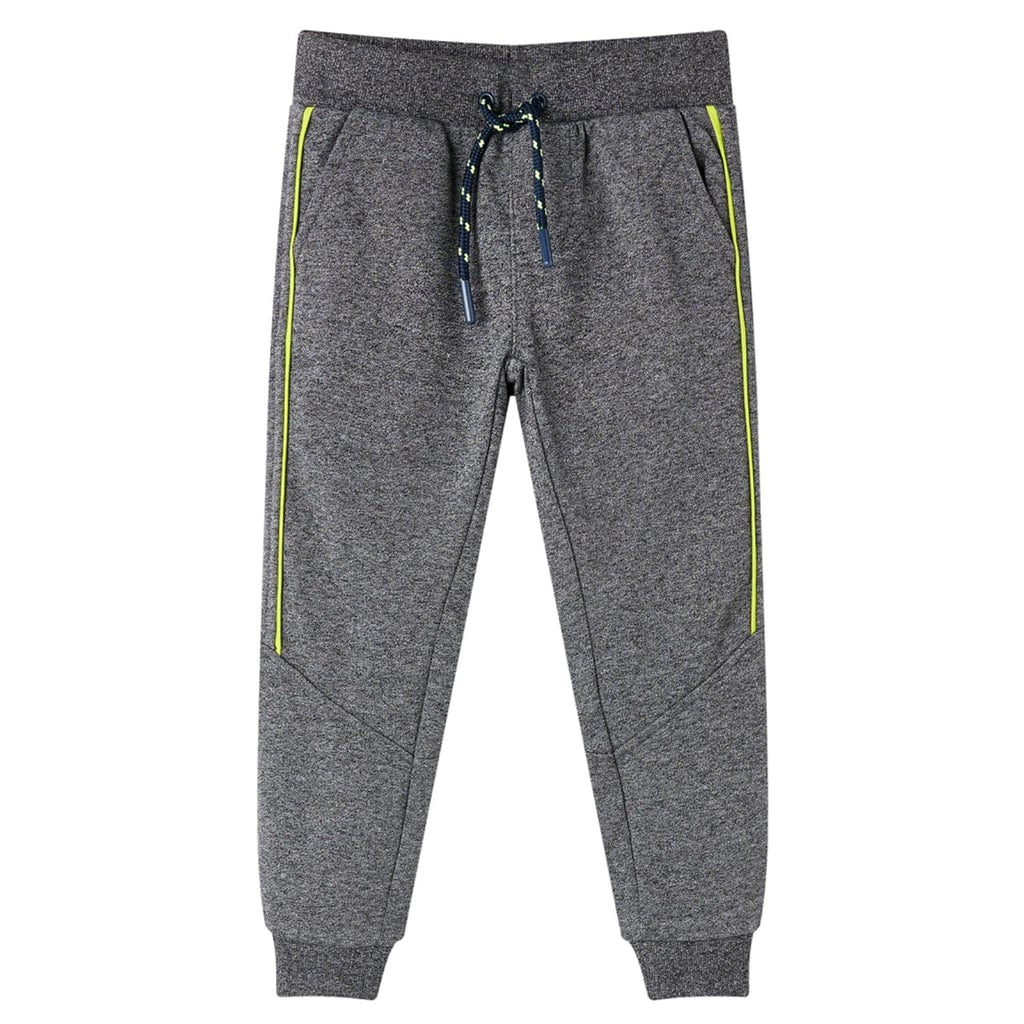 Kids'Sweatpants Melange Cotton Grey Melange 104 Kids' Bottoms Kids' Variant 2