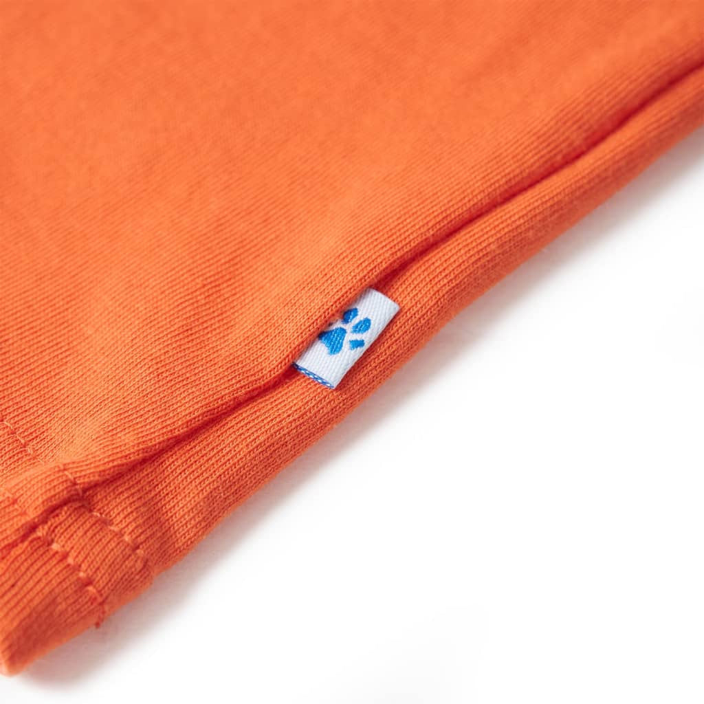 Kids T-Shirt Cotton Bright Orange 128 Children's Top Kids Clothing Variant 2